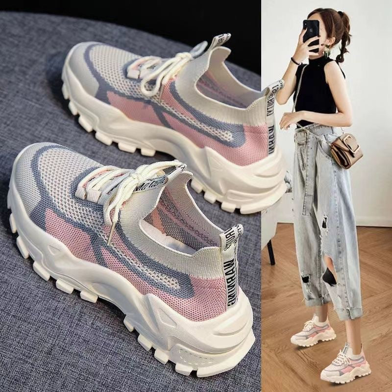 Damen Sneaker Atmungsaktiv Bequem Lifestyle Schuhe
