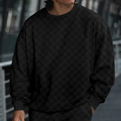 Herren Sweatshirt Oversized mit Muster Großes Design