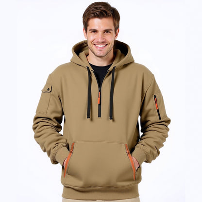 Herren Kapuzenpullover Modern mit Taschen