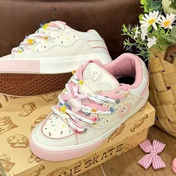 Damen Sneaker Bunt Farben Komfort