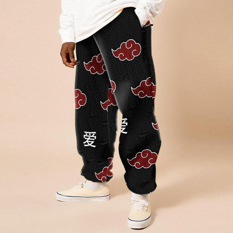 Herren Freizeithose Bequem Elastisch Mit Trendigem Muster