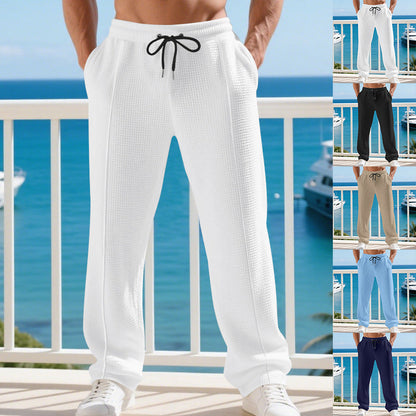 Herren Sport Hose Elastisch Mit Struktur Gewebe - BerlinGlamour