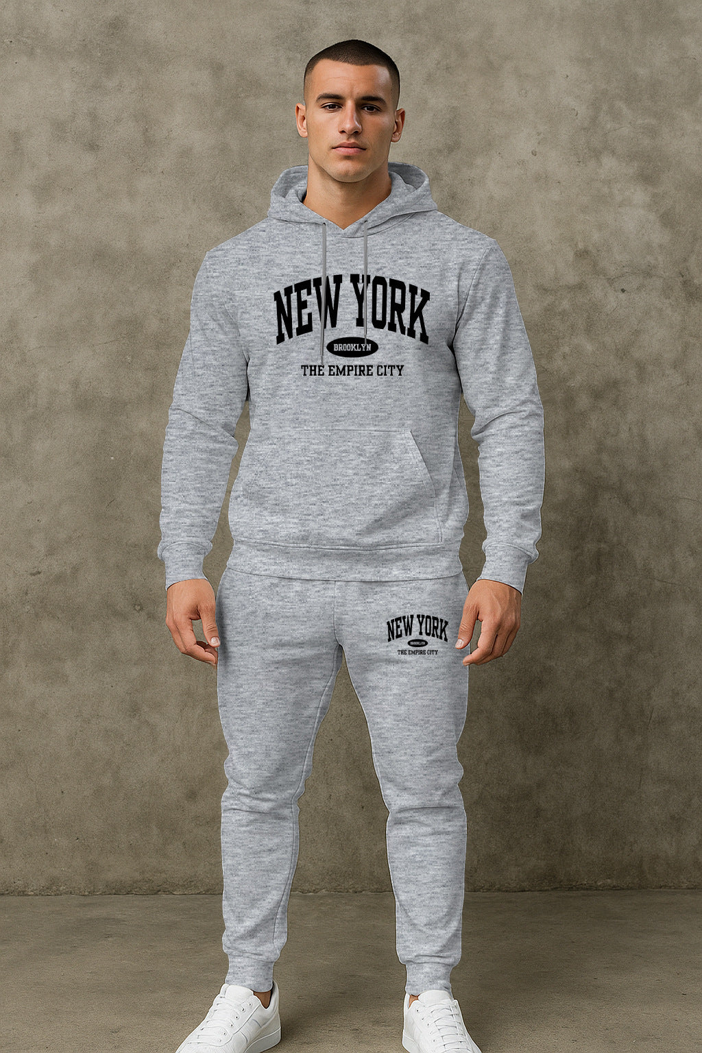 Herren Jogginganzug Sportlich Bequem Modern