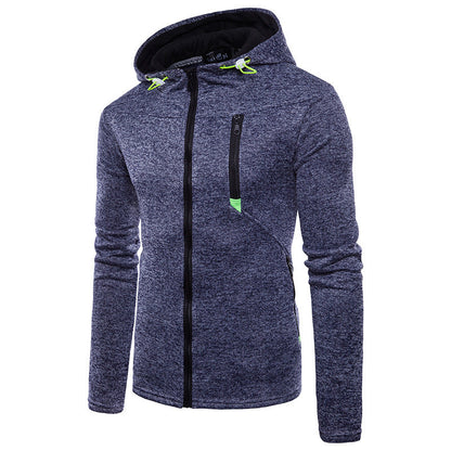 Herren Sportjacke atmungsaktiv Kapuzenjacke Funktionsshirt