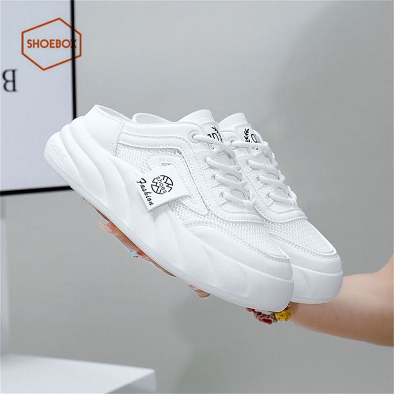 Damen Sneaker Leicht Modisch Weiße Schuhe