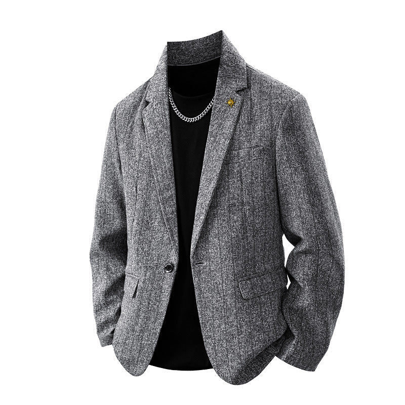 Maßgeschneiderter Herren Wollblazer Eleganter Business Look