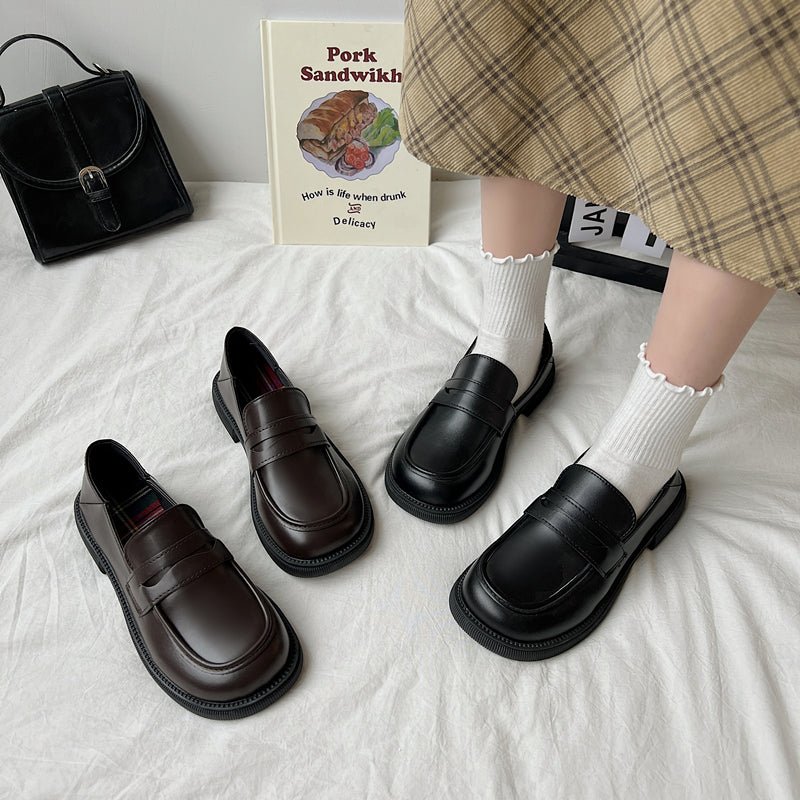 Damen Mokassins Elegante Schuhe mit Relief Detail