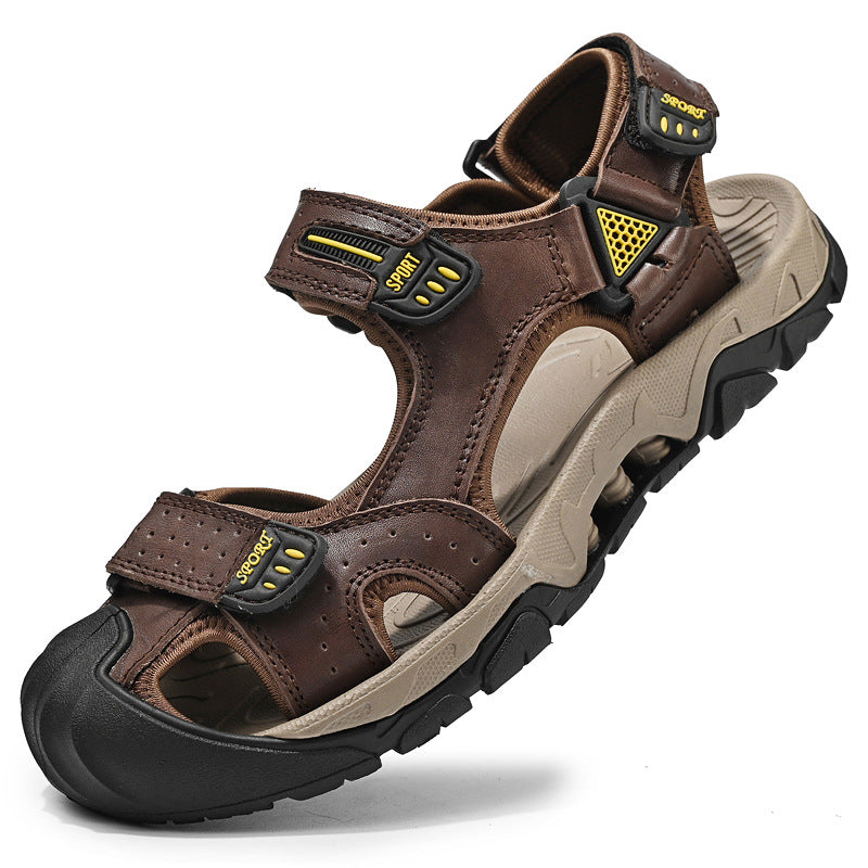 Herren Sandalen Sportlich Freizeit Klettverschluss Rutschfest
