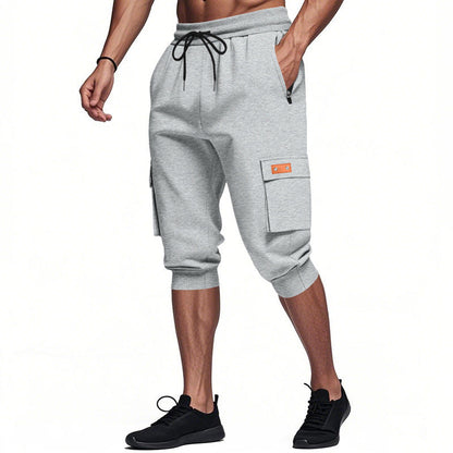 Herren Sweatpants Bequem Cargo Elastisch Mit Taschen