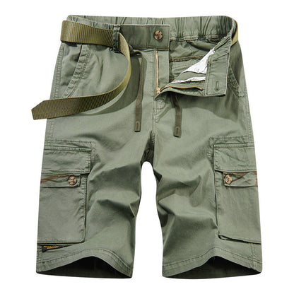 Herren Cargoshorts Robust Elastisch Mit Taschen