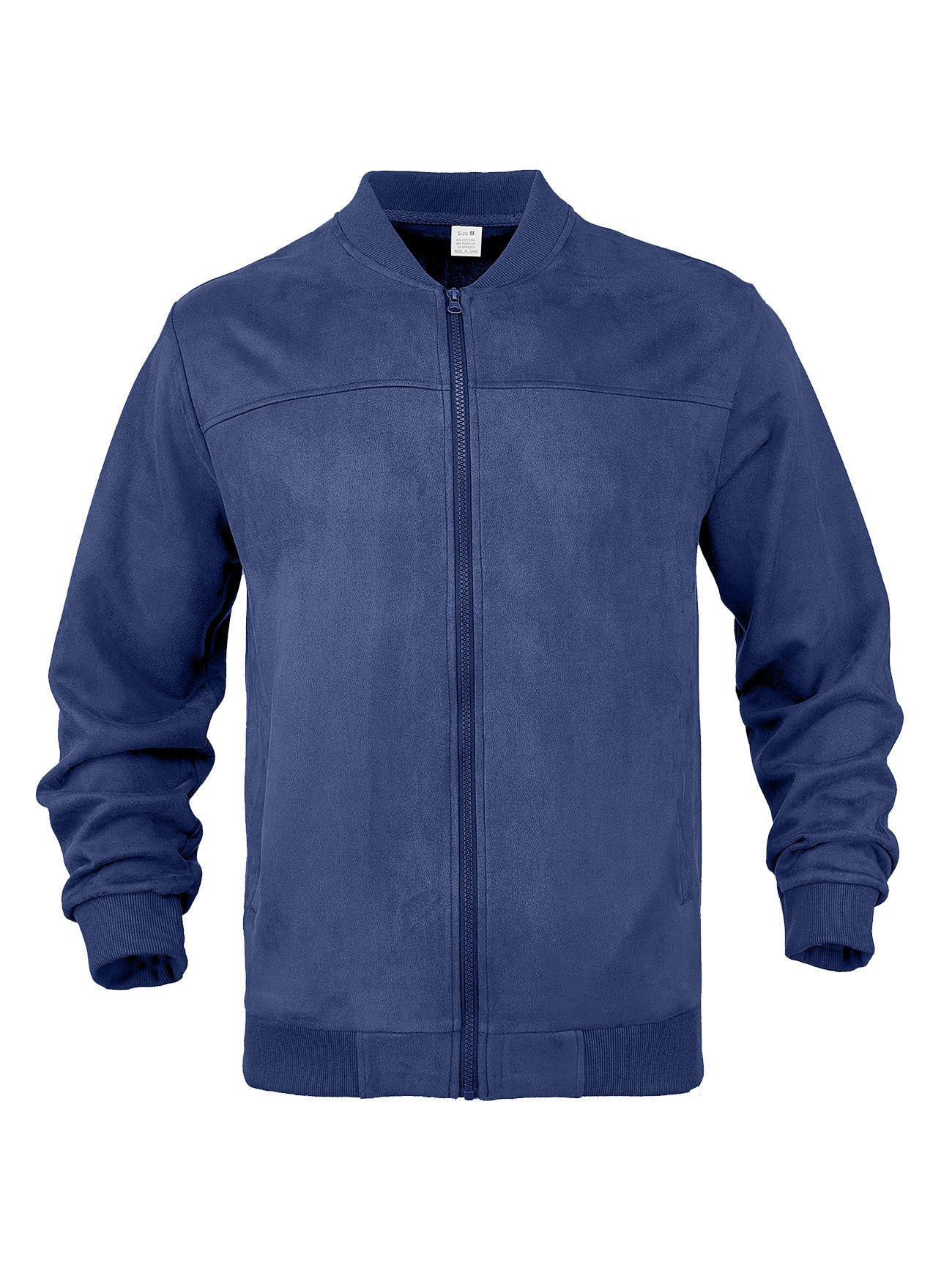 Herren Bomberjacke Modern mit Weicher Innenfütterung und Elastischen Ärmeln