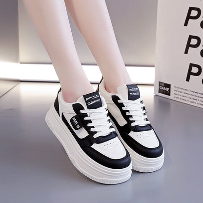 Damen Sneaker Plateau Atmungsaktiv Elegant