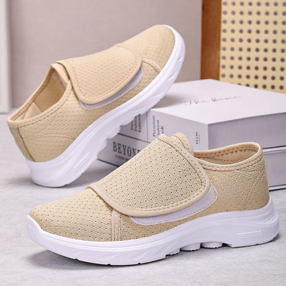 Damen Sneaker Atmungsaktiv Slip-On Sportschuhe Bequem