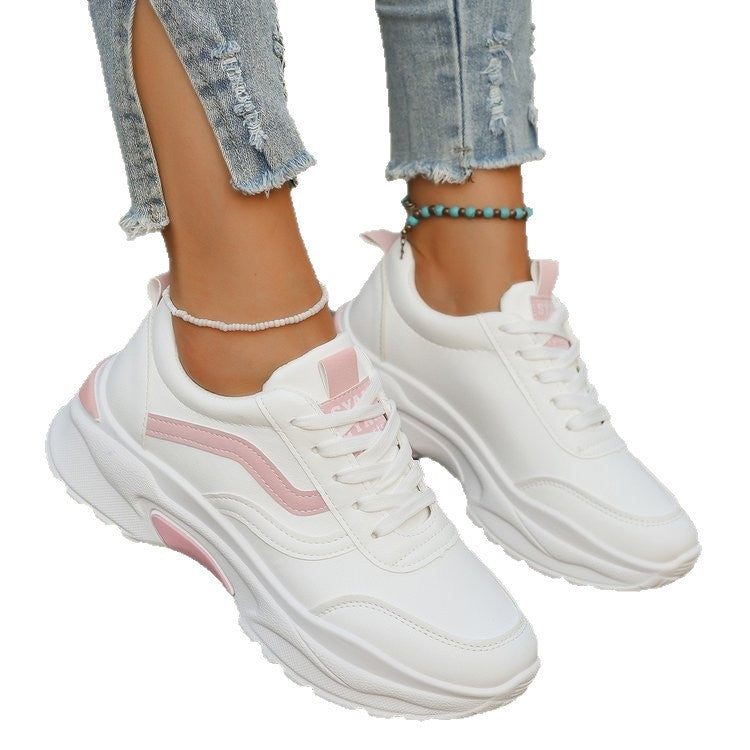 Damen Sneaker Sportlich Dickes Profil Modisch