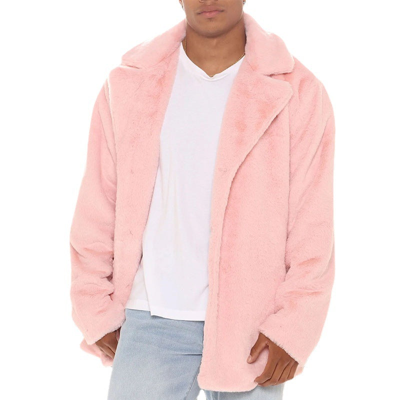 Herren Fleecejacke Kuschelig Warm mit Taschen