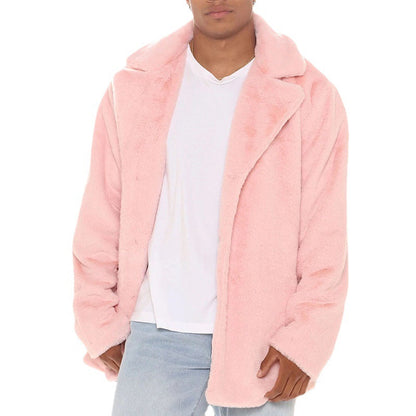 Herren Fleecejacke Kuschelig Warm mit Taschen