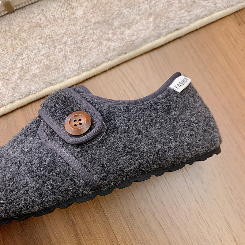 Damen Fleece Clogs Warm Bequem Rutschfest