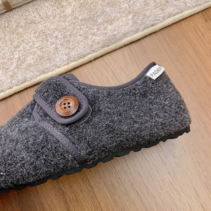 Damen Fleece Clogs Warm Bequem Rutschfest
