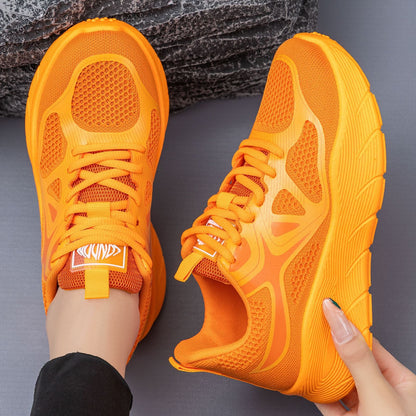 Damen Laufschuhe Leicht Sportlich Atmungsaktiv Mesh