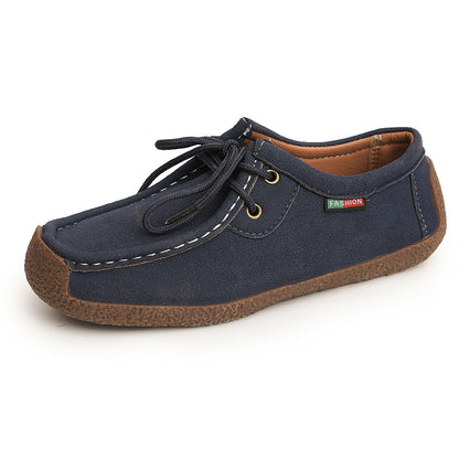 Damen Freizeitschuhe Bequem Schnürschuhe Modern
