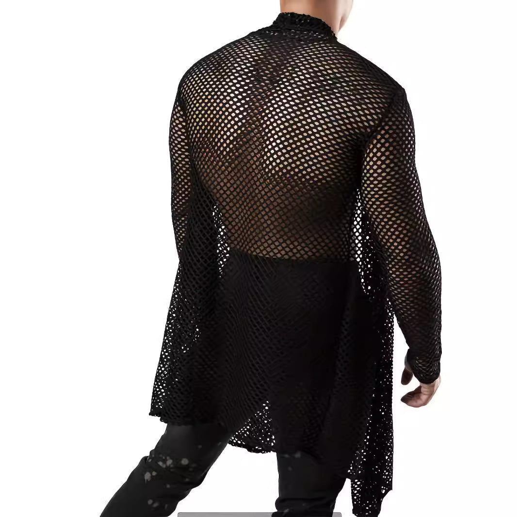 Herren Kimono Offener Schnitt Leicht Modern