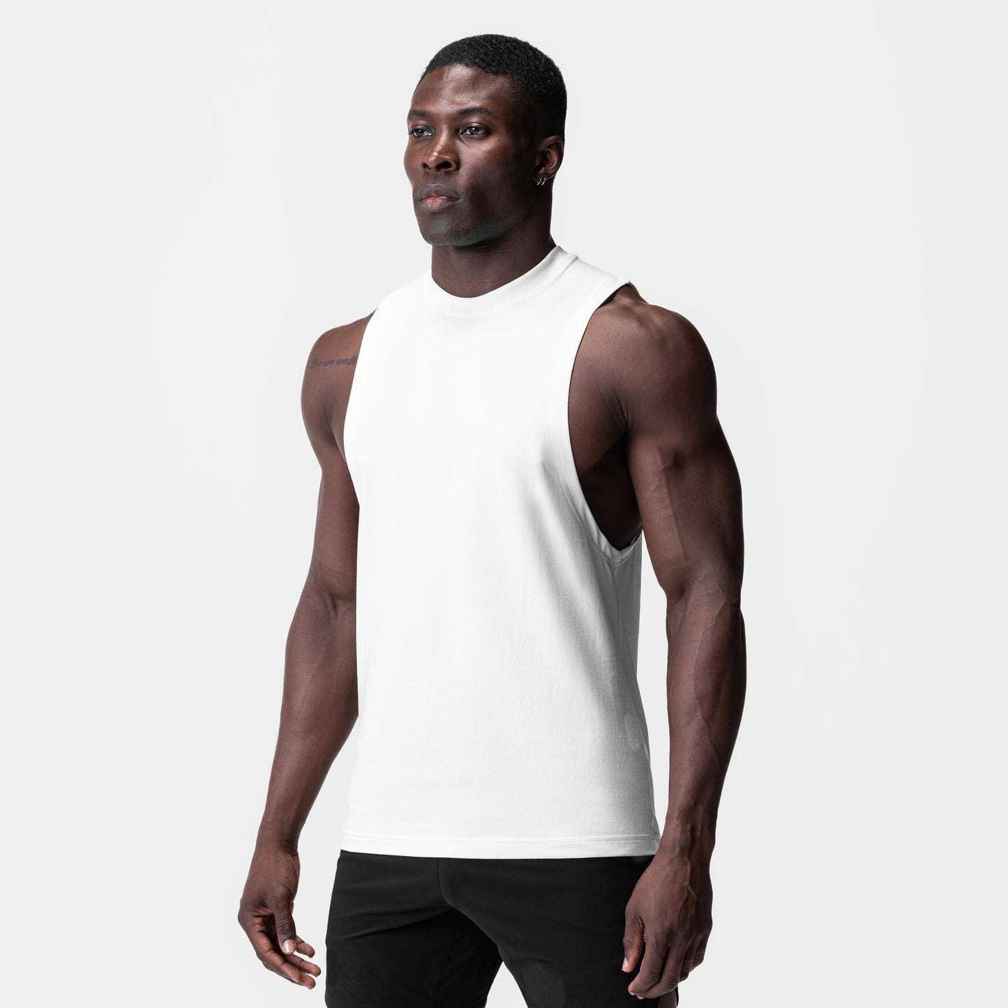 Herren Sportshirt Muscle Fit Leicht Baumwolle Athletisch