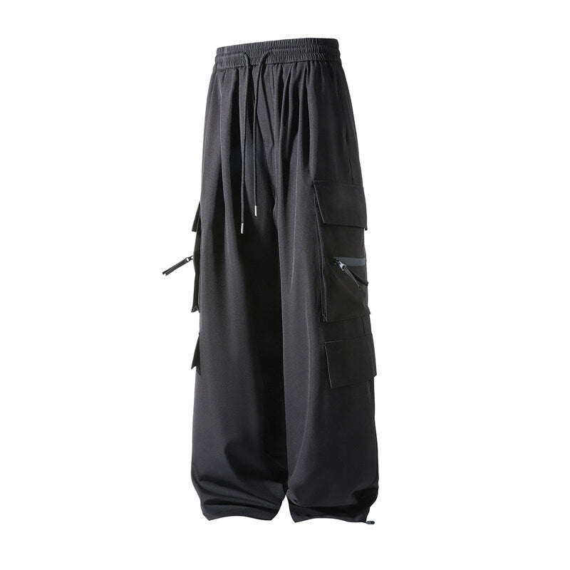 Praktische Unisex Cargo-Hose mit Seitentaschen Elastisch