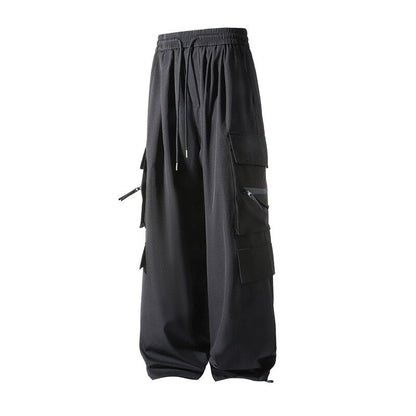 Praktische Unisex Cargo-Hose mit Seitentaschen Elastisch