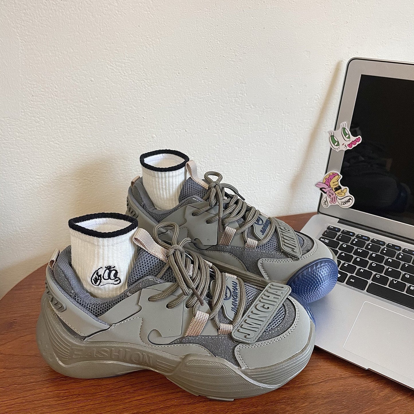 Damen Sneaker bequem mit Dämpfung und Weichem Innenfutter