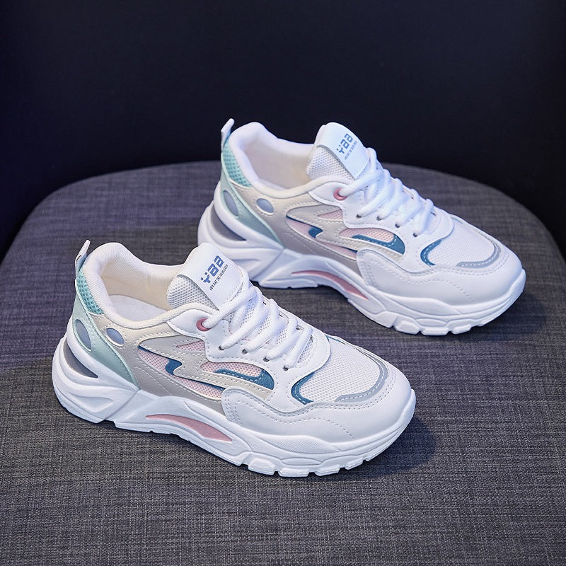 Damen Laufschuhe Sportlich Atmungsaktiv Mesh Freizeit