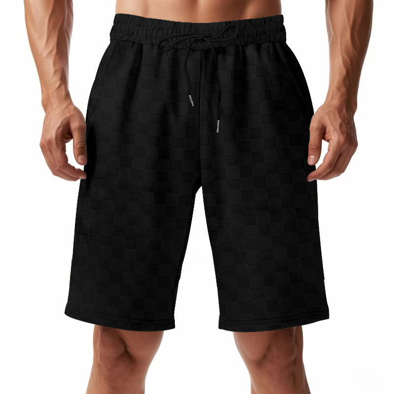 Herren Sport Shorts Elastisch Mit Seitentaschen