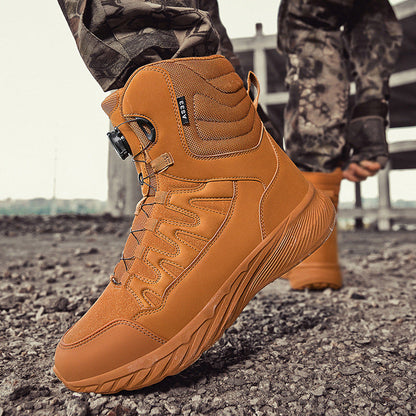 Herren Trekkingstiefel Wanderstiefel Rutschfest Atmungsaktiv