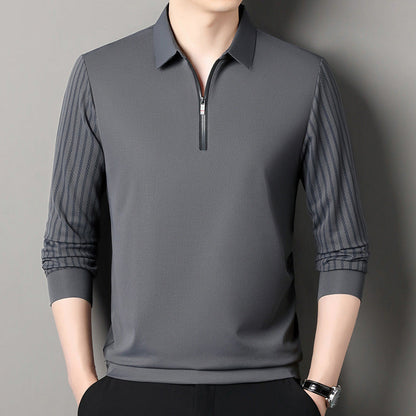 Herren Poloshirt atmungsaktiv mit Doppelkragen Modern