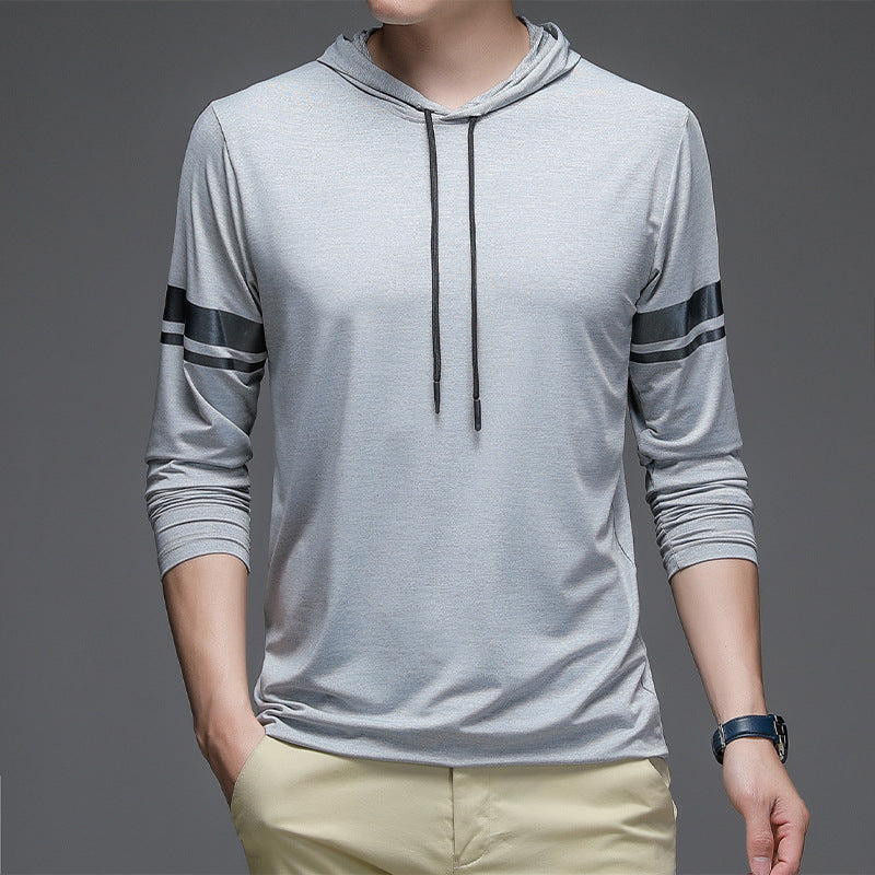 Herren Sport Hoodie atmungsaktiv Funktionsshirt Modern