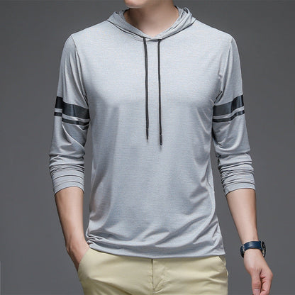 Herren Sport Hoodie atmungsaktiv Funktionsshirt Modern