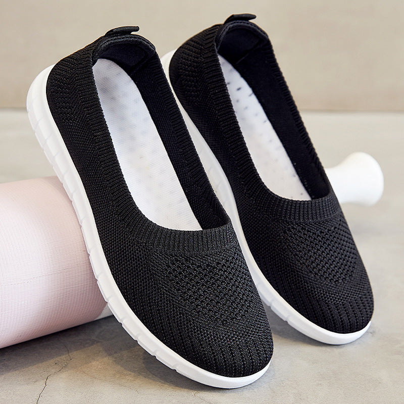 Damen Knit-Slipper Bequem Leicht Warm
