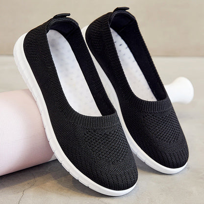 Damen Knit-Slipper Bequem Leicht Warm