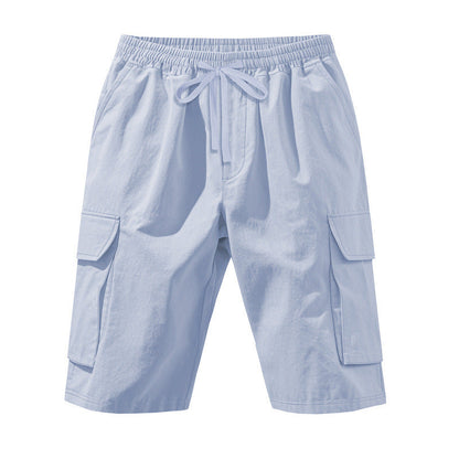 Herren Cargo Shorts elastisch mit Seitentaschen Bequem