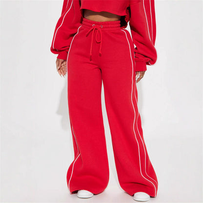 Damen Hoodie Lässig Crop Top Trendig