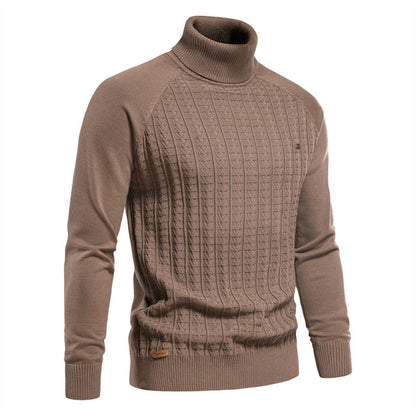 Herren Strickpullover mit modischem Stehkragen und strukturiertem Design BerlinGlamour, der perfekte Begleiter für jeden urbanen Abenteuer, wird dein neuer Titel sein: St