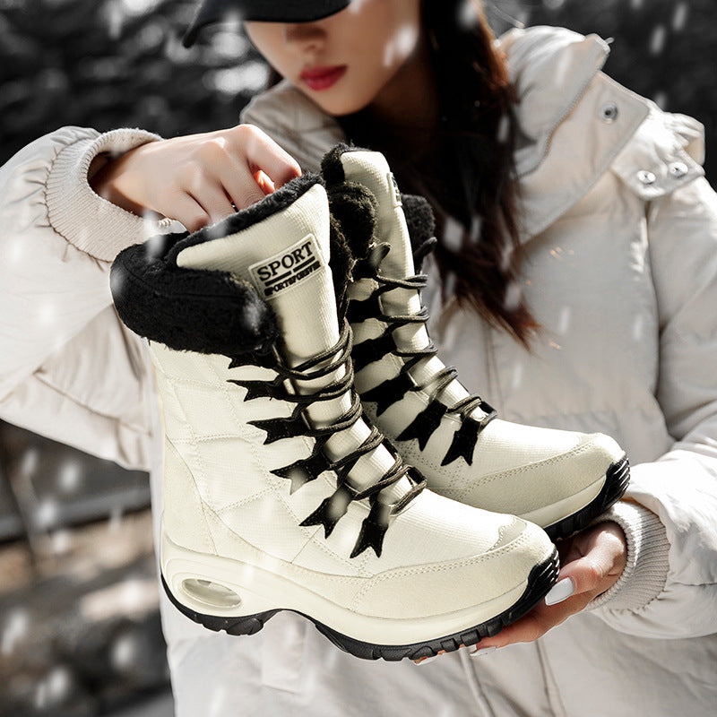 Damen Winterstiefel Warm Isoliert Griffig