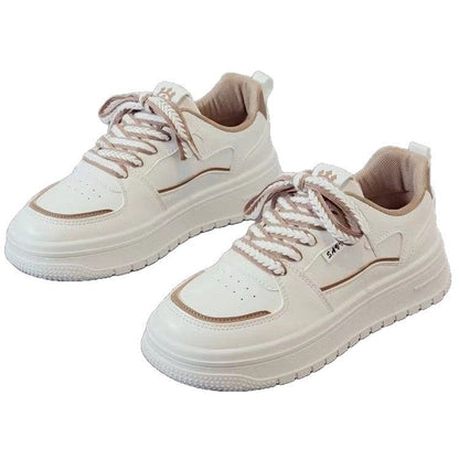 Damen Sneaker dickes Laufsohle Atmungsaktiv Sportlich