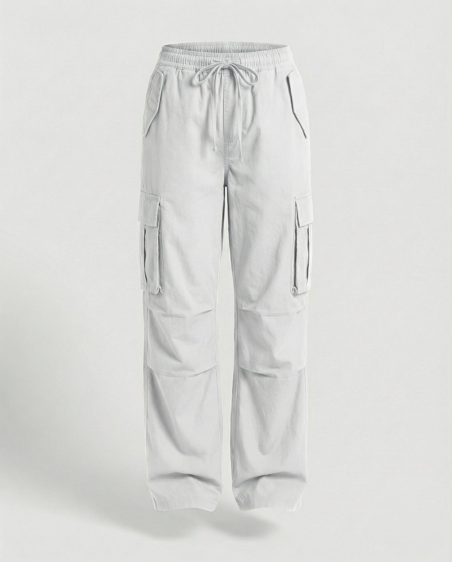 Damen Cargo-Hose Weite Bein Retro-Style mit Taschen