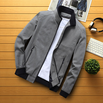Herren Freizeitjacke Leicht und Bequem Sportlich