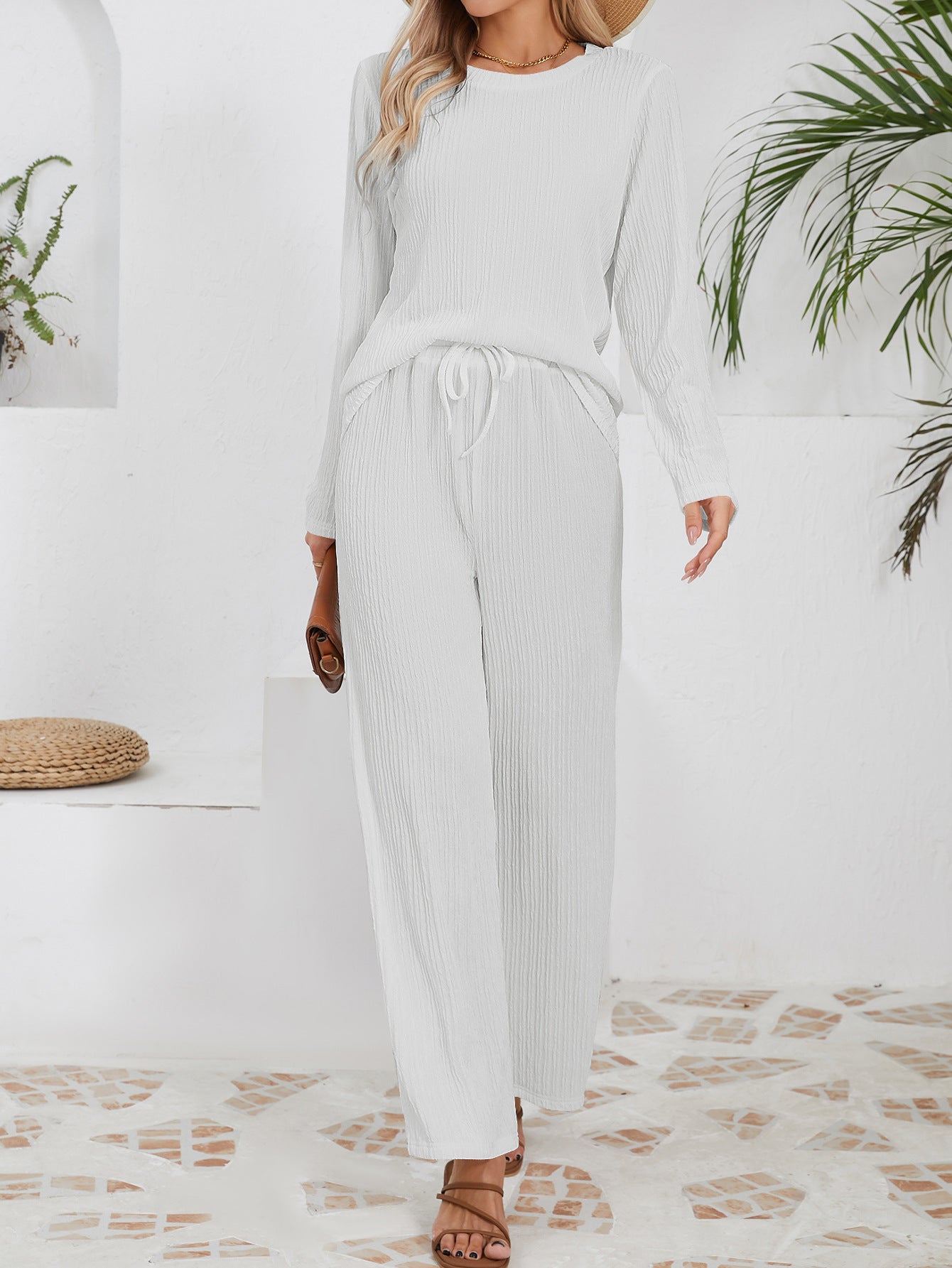 Damen Set Bequem Feuchtigkeitsregulierend Modern