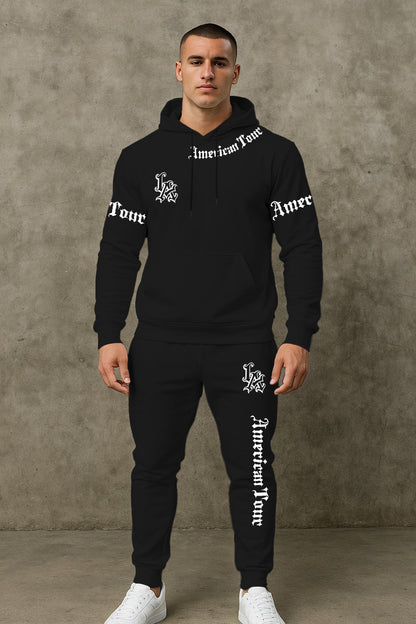 Herren Hoodie Set Jogginghose Streetwear Sportlich