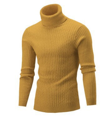 Herren Rollkragenpullover Feinestrumpf Modern Eleganz