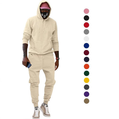 Herren Hoodie Jogginghose Set Bequem Modern