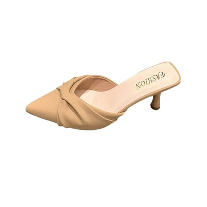 Damen Pumps mit Knotendesign Hochhackig Elegant