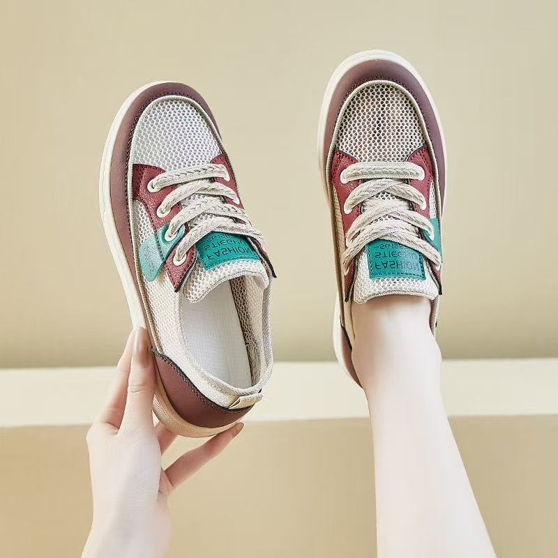 Damen Sneaker Sport Atmungsaktiv Freizeit Schuhe Bequem